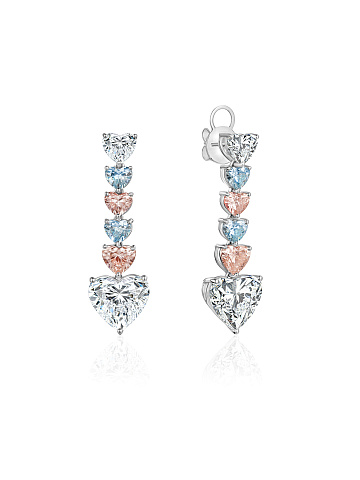 Серьги с бриллиантами LG в огранке «сердце», 1