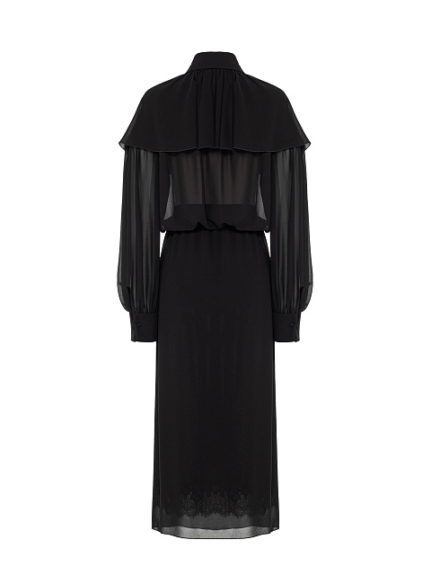 Черное платье-миди, 3 Черное платье-миди, 3