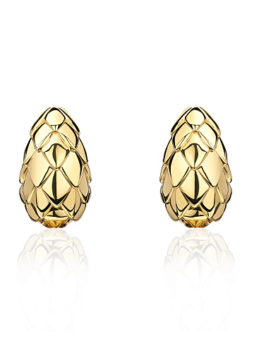 Серьги "Dragon" из желтого золота, 1