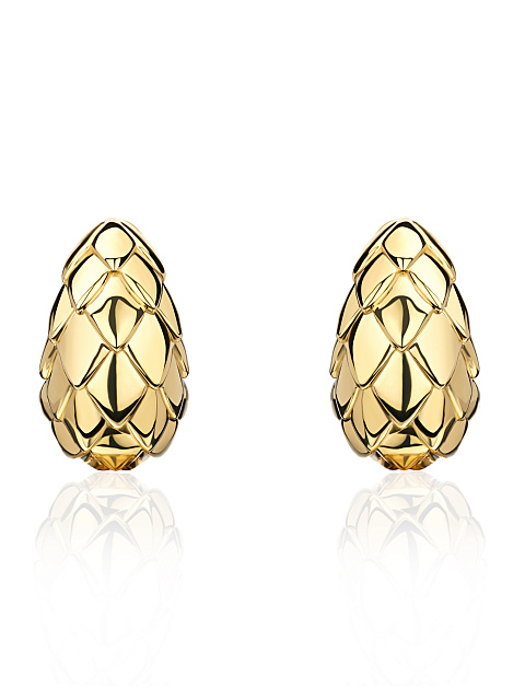 Серьги "Dragon" из желтого золота, 1 Серьги "Dragon" из желтого золота, 1