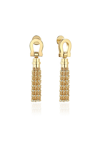 Серьги-кисти из желтого золота, 1