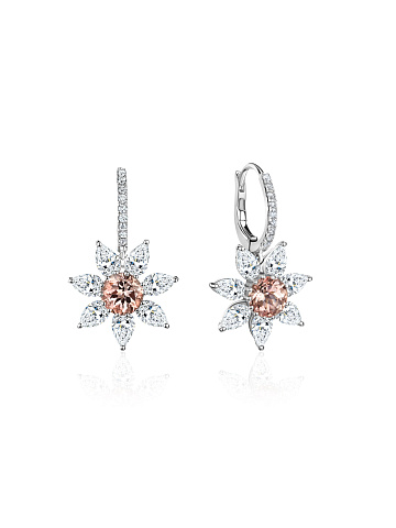 Серьги с морганитом и бриллиантами, 1