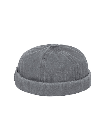 Серая кепка Docker из денима, 1