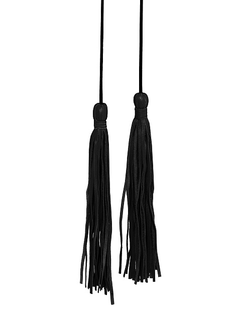 Черный кожаный корсет со шнуровкой, 4