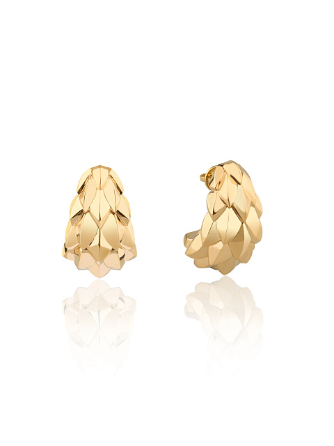 Серьги «Dragon» из желтого золота, 1