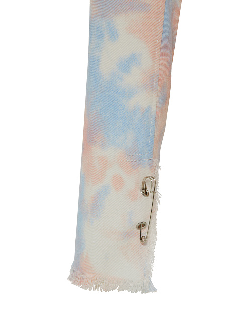 Розовый tie-dye жакет-болеро из денима, 3 Розовый tie-dye жакет-болеро из денима, 3