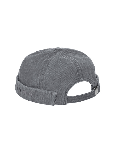 Серая кепка Docker из денима, 2