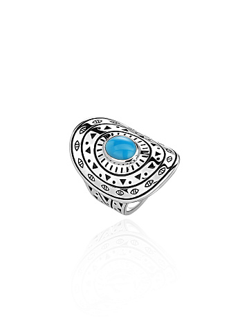 Кольцо из серебра и бирюзы, 1