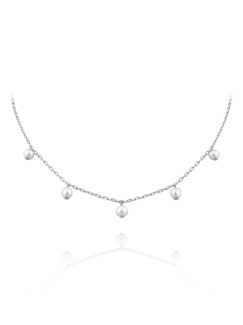 Колье из серебра с жемчугом, 1 Колье из серебра с жемчугом, 1