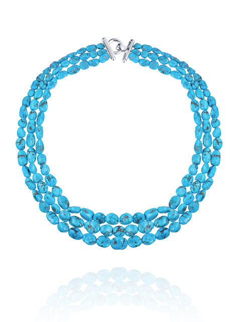 Колье из серебра с бирюзой, 2 Колье из серебра с бирюзой, 2