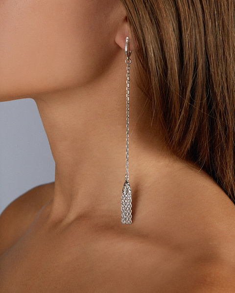Серьги-кисти из серебра, 2 Серьги-кисти из серебра, 2