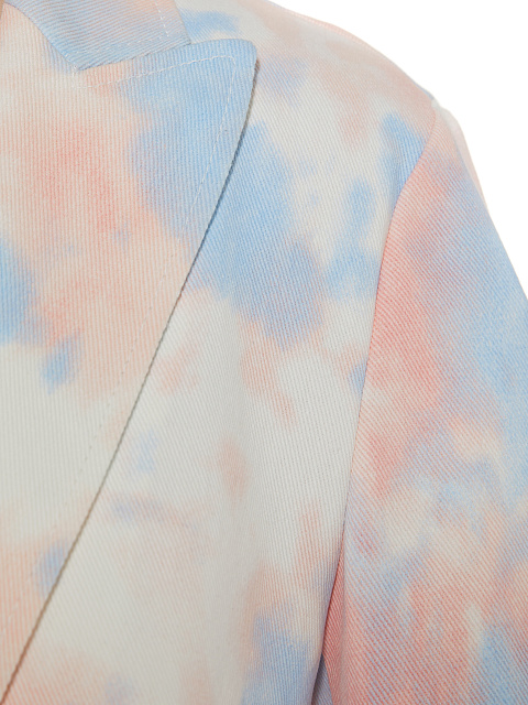Розовый tie-dye жакет-болеро из денима, 4 Розовый tie-dye жакет-болеро из денима, 4