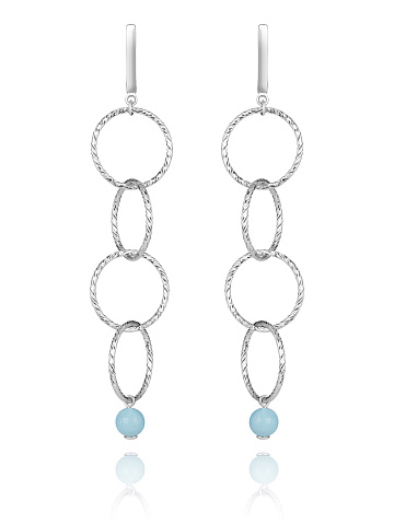 Серьги из серебра и бирюзы, 1