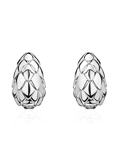 Серьги "Dragon" из белого золота, 1 Серьги "Dragon" из белого золота, 1