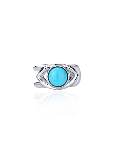 Кафф из серебра с бирюзой, 1 Кафф из серебра с бирюзой, 1